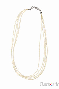 Collana - lunghezza 50 cm - bianco
